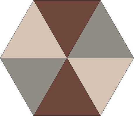 Hex. Zulu 3 colors (P02 Milk,P25 Blush,P06 Dove)